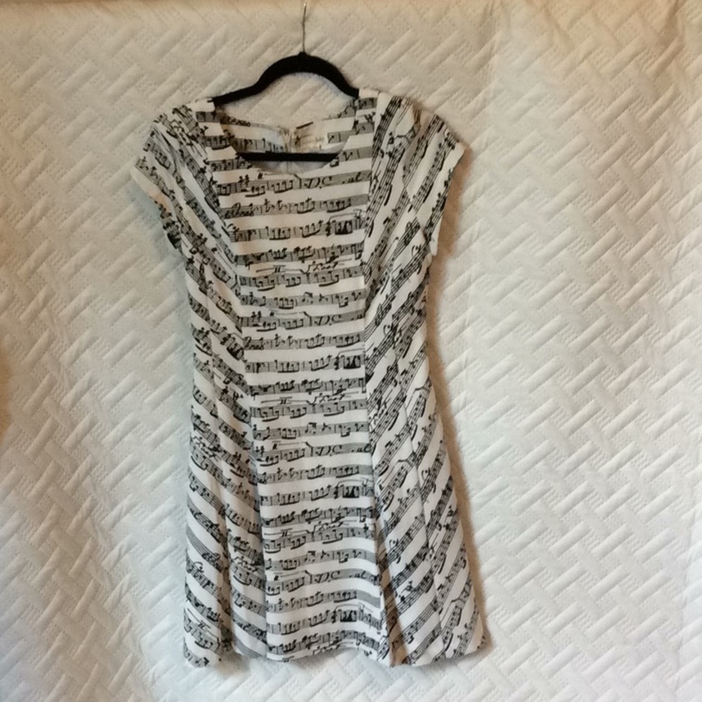 Musical score dress.